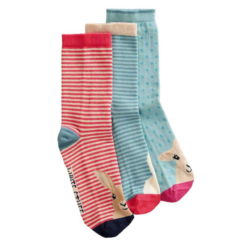 White Stuff Farmyard Socks 3-Pack image number 0